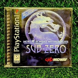 Vintage PS1 Mortal Kombat Mythologies SUB-ZERO 🕹
